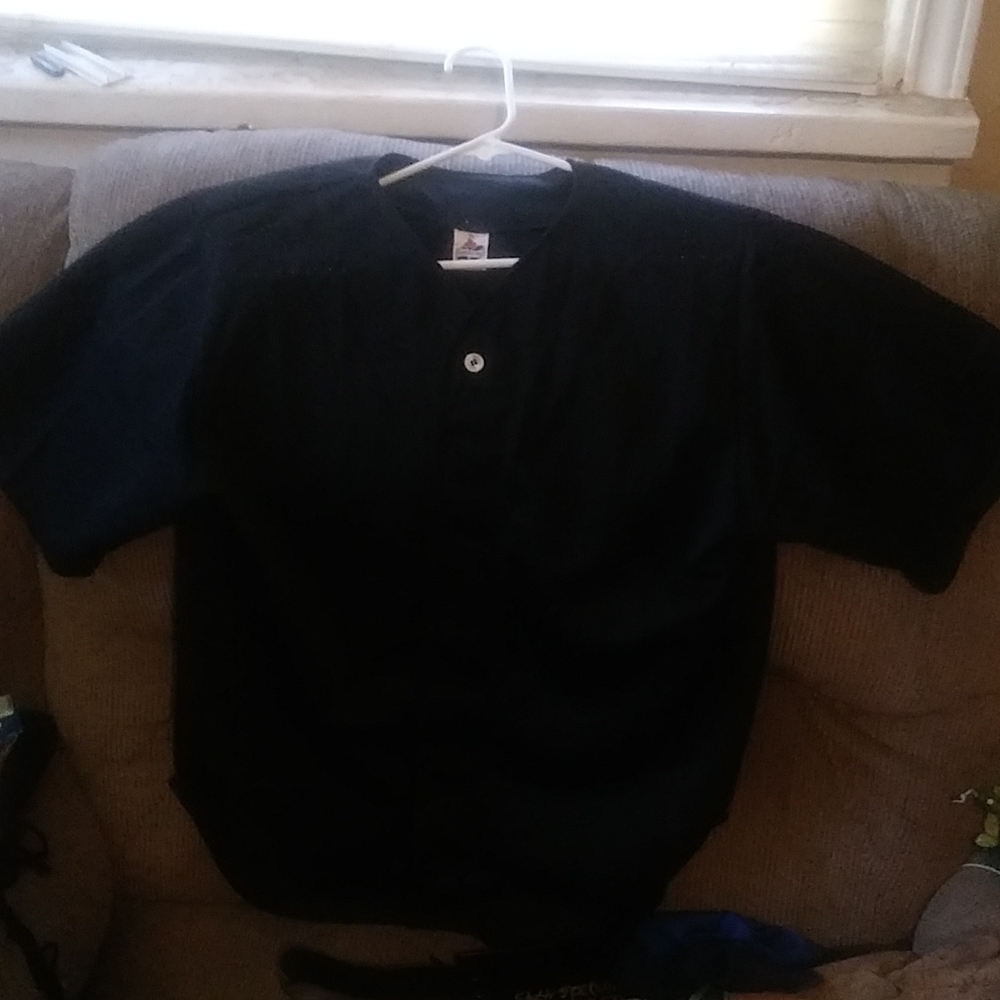 Black mesh jersey no markings